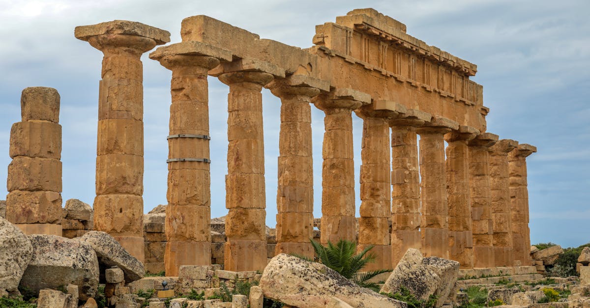 Explore the ancient ruins of Selinunte Temple in Sicily, showcasing timeless classical architecture.